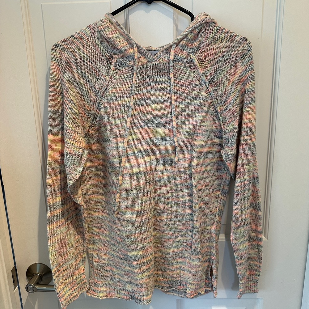 Michael Stars Multicolor Hooded Sweater